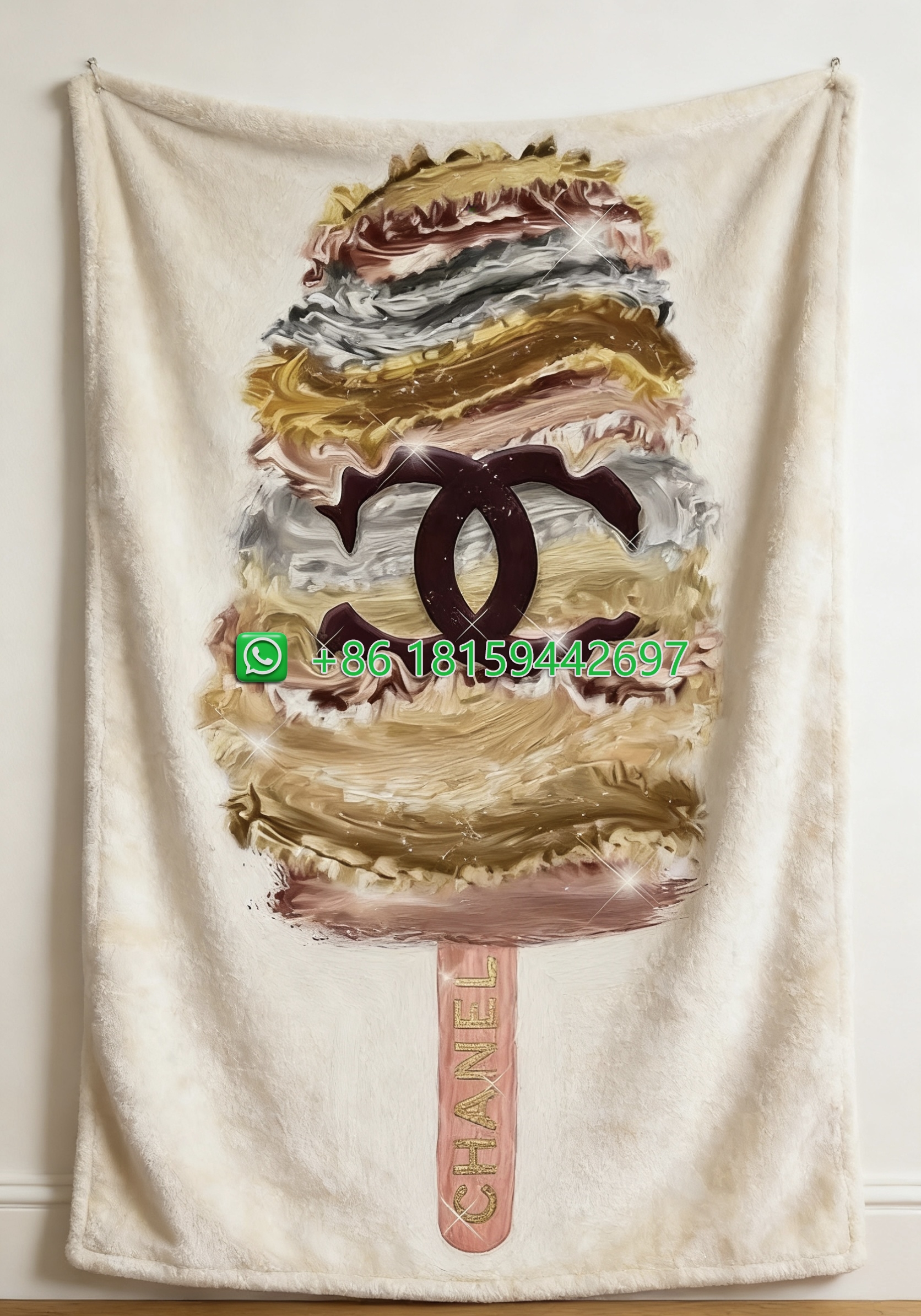 Chanel Throw Blankets